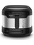 Tefal Uno M Fritöz FF215D | 1470 Watt | Kapasite: 1 kg | Ayarlanabilir Termostat | Pencereli | Damlama Pozisyonu | Paslanmaz Çelik/siyah 1