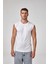 Kolsuz Yuvarlak Yaka Erkek T-Shirt Atlet 1605 1