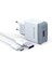 Umut Bilişim Teknolojileri _ Casper Via F30 Plus Uyumlu 18W 3.0A Type-C Hızlı Şarj Cihazı / Şarj Aleti Seti (Adaptör+Kablo) 3