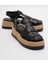 Noble Shoes Hakiki Deri Bayan Sandalet 4
