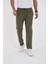 Unisex Üç Iplik Basic Eşofman Özel Tasarım Pantolon - Haki 5