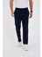 Unisex Üç Iplik Basic Eşofman Özel Tasarım Pantolon - Lacivert 1