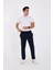 Unisex Üç Iplik Basic Eşofman Özel Tasarım Pantolon - Lacivert 5