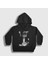 Unisex Çocuk Siyah Magnus Carlsen Büyükusta Satranç Kapüşonlu Sweatshirt 1