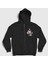 Unisex Siyah Bones Jon Jones Mma Ufc Fermuarlı Kapüşonlu Sweatshirt 1