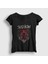 Kadın Siyah Gas Mask Skid Row T-Shirt 1