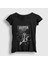 Kadın Siyah Jimmy Page LED Zeppelin T-Shirt 1