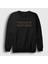 Unisex Siyah Logo Mother Mother Sweatshirt 1