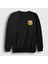 Unisex Siyah Gülmekten Gözünden Yaş Gelen Emoji Instagram Sweatshirt 1