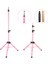 Kuaför Eğitim Mankeni Için Metal Tripod - Pembe + Taşıma Çantası 1