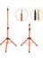 Kuaför Eğitim Mankeni Için Metal Tripod - Turuncu + Taşıma Çantası 1