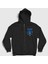 Unisex Siyah Statue Of God Betrayed Solo Leveling Fermuarlı Kapüşonlu Sweatshirt 1