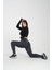 Asit Yıkama Desenli Kalçası Büzgülü Push Up Kalça Şekillendirici Tayt Fitness Yoga Yüksek Bel Tayt 4