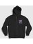 Unisex Siyah Midnights Taylor Swift Fermuarlı Kapüşonlu Sweatshirt 1