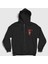 Unisex Siyah Alucard Anime Hellsing Fermuarlı Kapüşonlu Sweatshirt 1