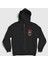 Unisex Siyah Nothingness Lorna Shore Fermuarlı Kapüşonlu Sweatshirt 1
