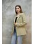 Kadın Tek Düğmeli Blazer Ceket 4