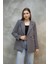 Kadın Tek Düğmeli Blazer Ceket 4