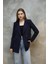 Kadın Tek Düğmeli Blazer Ceket 2