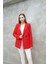 Kadın Tek Düğmeli Blazer Ceket 4