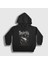 Unisex Çocuk Siyah Mentality Against All Odds Art Sanat Heykel Kapüşonlu Sweatshirt 1