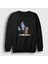 Unisex Siyah Mordecai And Rigby Regular Show Sweatshirt 1