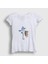 Kadın Beyaz Pointing Mordecai And Rigby Regular Show T-Shirt 1