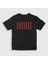 Çocuk Siyah Pattern Öpücüklü T-Shirt 1