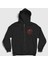 Unisex Siyah Gloves Poatan Mma Ufc Alex Pereira Fermuarlı Kapüşonlu Sweatshirt 1