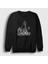 Unisex Siyah Kim Carlsson Metal Lifelover Sweatshirt 1