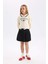 Kız Çocuk Relax Fit Polo Yaka Baskılı Sweatshirt D0702A824AU 2