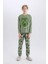 Erkek Çocuk Xbox Pijama Takımı Bisiklet Yaka Uzun Kollu Üst Beli Lastikli Uzun Alt D8445A824WN 2