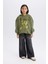 Kız Çocuk Oversize Geniş Kalıp Kapüşonlu Baskılı Sweatshirt D1567A824WN 2