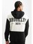 Fit Siyah NBA Brooklyn Nets Comfort Fit Kapüşonlu Sweatshirt C9252AX24AU 1