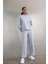 Fit Standart Fit Kapüşonlu Skuba Dalgıç Kumaş Sporcu Basic Düz Sweatshirt A5626AX24AU 2
