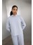 Fit Standart Fit Kapüşonlu Skuba Dalgıç Kumaş Sporcu Basic Düz Sweatshirt A5626AX24AU 3