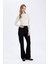 Flare Fit Casual Basic Pantolon D8096AX24AU 3