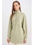 Yarım Fermuarlı Dik Yaka Basic Düz Sweatshirt Tunik D1615AX24AU 1