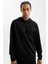 Fit Standart Fit Kapüşonlu Baskılı Sporcu Sweatshirt D6826AX24AU 1