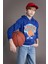 Erkek Çocuk NBA New York Knicks Kapüşonlu Sweatshirt Y4133A624WN 1
