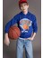 Erkek Çocuk NBA New York Knicks Kapüşonlu Sweatshirt Y4133A624WN 3