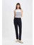Klasik Chino Kumaş Pantolon Normal Bel Basic Düz Cepli Bilek Boy C1429AX24AU 3