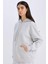 Relax Fit Kapüşonlu Kanguru Cepli Kalın Basic Düz Sweatshirt W8071AZ24WN 1