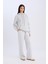 Relax Fit Kapüşonlu Kanguru Cepli Kalın Basic Düz Sweatshirt W8071AZ24WN 2