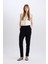 Belmando Harem Kumaş Pantolon Cepli Normal Bel Basic Düz Paça L3164AZ24SM 2