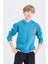 Erkek Çocuk 2'li Takım Kapüşonlu Baskılı Sweatshirt Beli Lastikli Eşofman Altı D6872A824CW 4