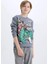 Erkek Çocuk Marvel Comics Bisiklet Yaka Sweatshirt D6738A824WN 4