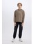 Erkek Çocuk Oversize Geniş Kalıp Baskılı Kapüşonlu Sweatshirt D5344A824WN 5