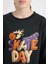 Erkek Çocuk Pijama Takım Baskılı Uzun Kollu Üst Beli Lastikli Desenli Uzun Alt D5214A824WN 4