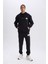 Fit NBA Los Angeles Lakers Boxy Fit Kapüşonlu Kalın Sweatshirt A4114AX24WN 2